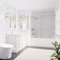 Anzzi Raymore 60 in. x 62 in. Frameless Sliding Tub Door in Brushed Gold SD-AZ8080-01BG - alternate 8